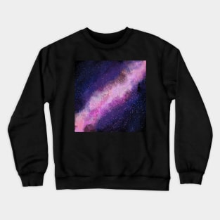 Purple Watercolour Galaxy Crewneck Sweatshirt